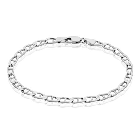 Bracelet Piato Argent Blanc - Bracelets mailles Femme | Marc Orian