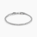 Bracelet Rio Argent Blanc Oxyde De Zirconium - Bracelets fantaisie Femme | Marc Orian