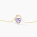 Collier Rosaline Or Jaune Amethyste Et Oxyde De Zirconium - Colliers avec pierres Femme | Marc Orian