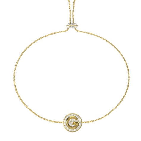 Bracelet Guess G Crystal Acier Jaune Oxyde De Zirconium - Bracelets Medailles Femme | Marc Orian
