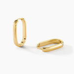 Cr&eacute;oles Anadia Acier Jaune - Cr&eacute;oles Femme | Marc Orian