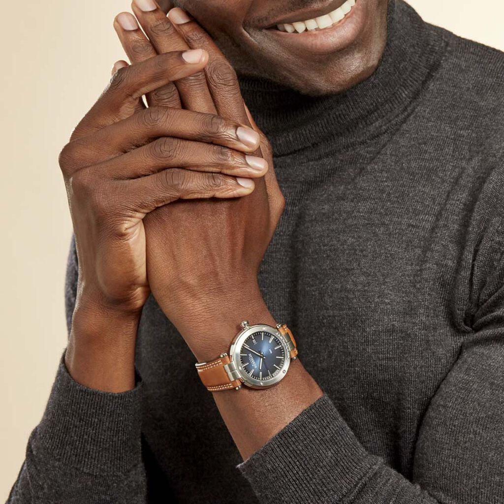 Montre Michel Herbelin Newport Bleu - Montres classiques Homme | Marc Orian