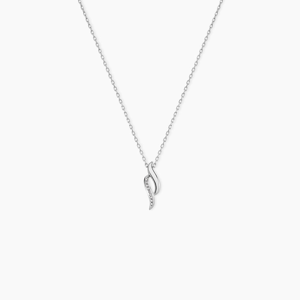Collier Tylane Or Blanc Diamant - Colliers avec pierres Femme | Marc Orian