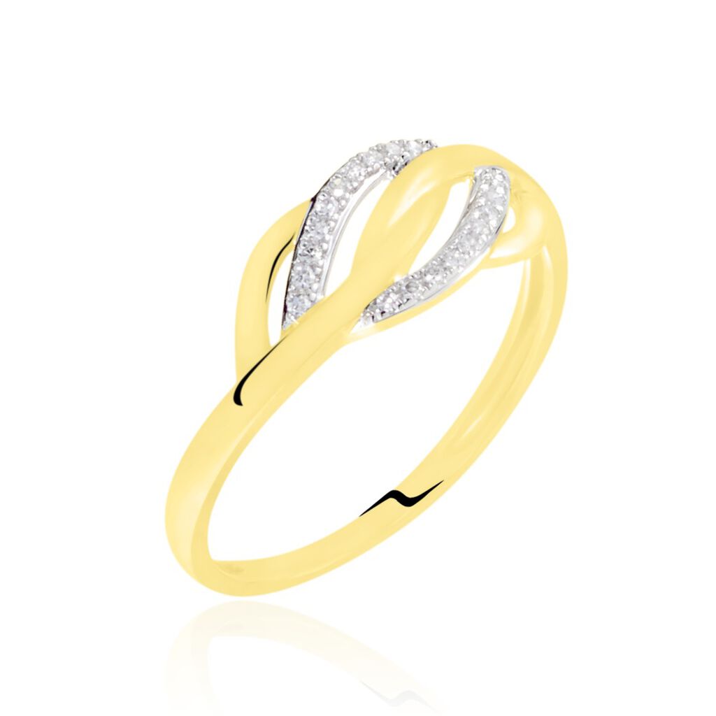 Bague Simounia Or Jaune Diamant - Bagues pierres précieuses Femme | Marc Orian