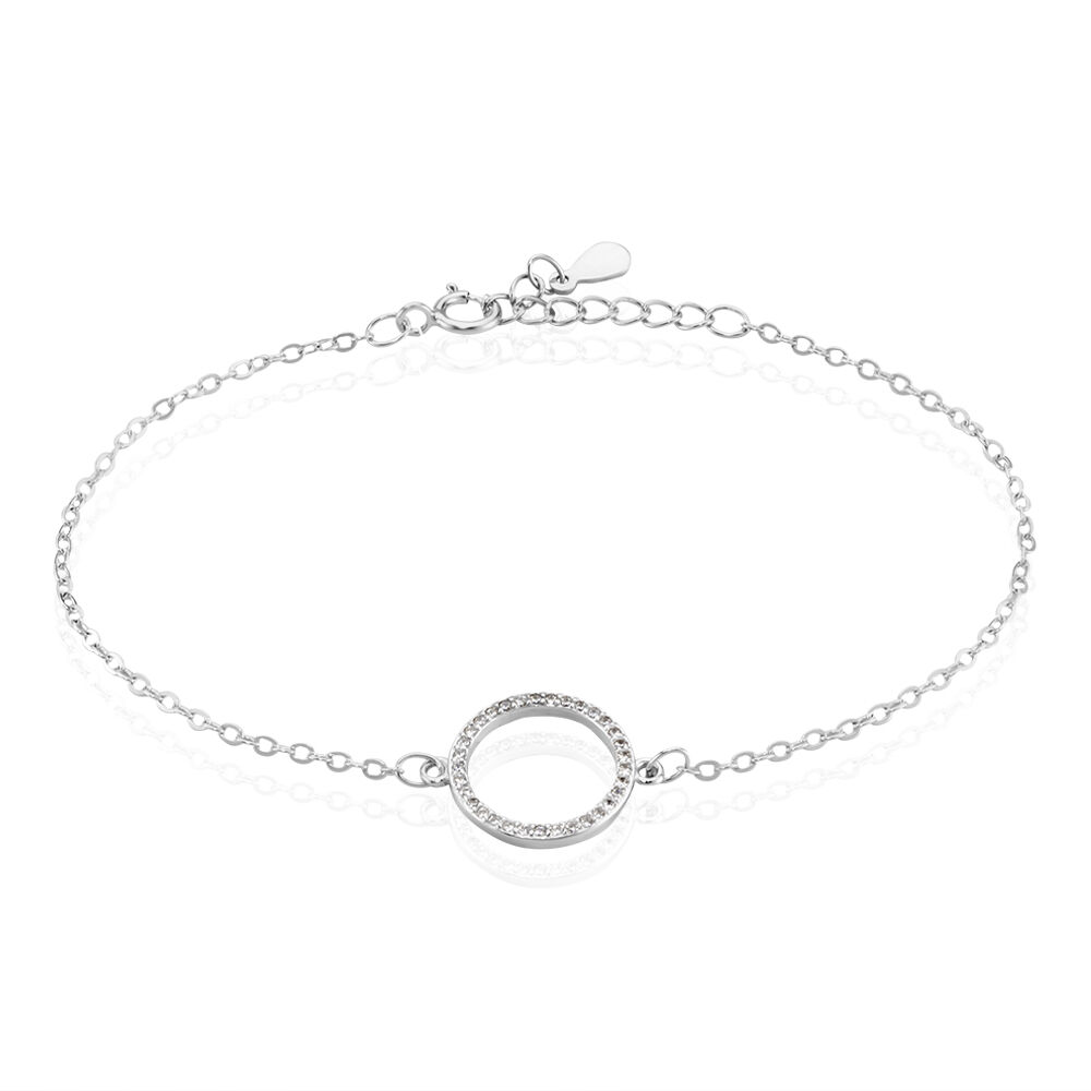 Bracelet Grâces Argent Blanc Oxyde De Zirconium - Bracelets chaînes Femme | Marc Orian