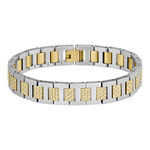 Bracelet Lacoste Metropole Acier Bicolore - Bracelets cha&icirc;nes Unisex | Marc Orian