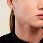 Boucles D'oreilles Puces Timeus Or Jaune Oxyde De Zirconium - Puces Femme | Marc Orian