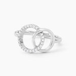Bague Isabel Argent Blanc Oxyde De Zirconium - Bijoux fantaisie Femme | Marc Orian