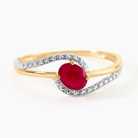 Bague Or Jaune Katalin Rubis - Bagues vintage Femme | Marc Orian