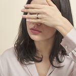 Bague Solitaire Nigelia Argent Blanc Oxyde De Zirconium - Bijoux fantaisie Femme | Marc Orian