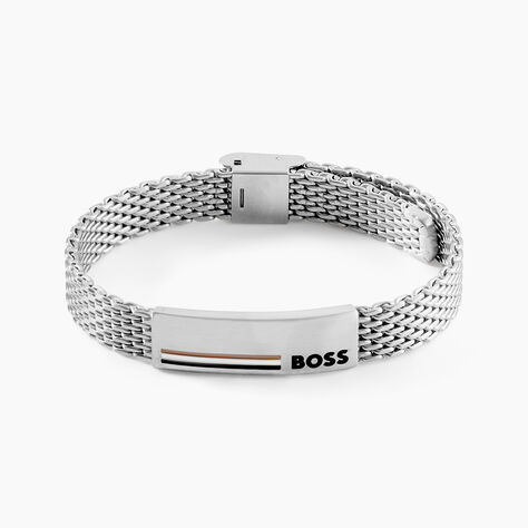 Bracelet Boss Alen Acier Blanc - Bracelets cha&icirc;nes Homme | Marc Orian