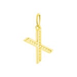 Pendentif Lettre X Or Jaune Oxyde - Pendentifs Famille | Marc Orian
