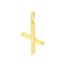 Pendentif Lettre X Or Jaune Oxyde - Pendentifs Famille | Marc Orian