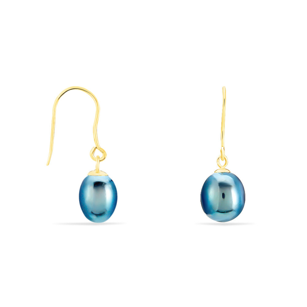 Boucles D'oreilles Pendantes Severiane Or Jaune Perle De Culture - Boucles d'oreilles mariage Femme | Marc Orian