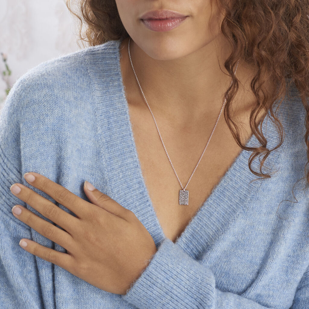 Collier Kanoa Argent Blanc - Colliers Femme | Marc Orian