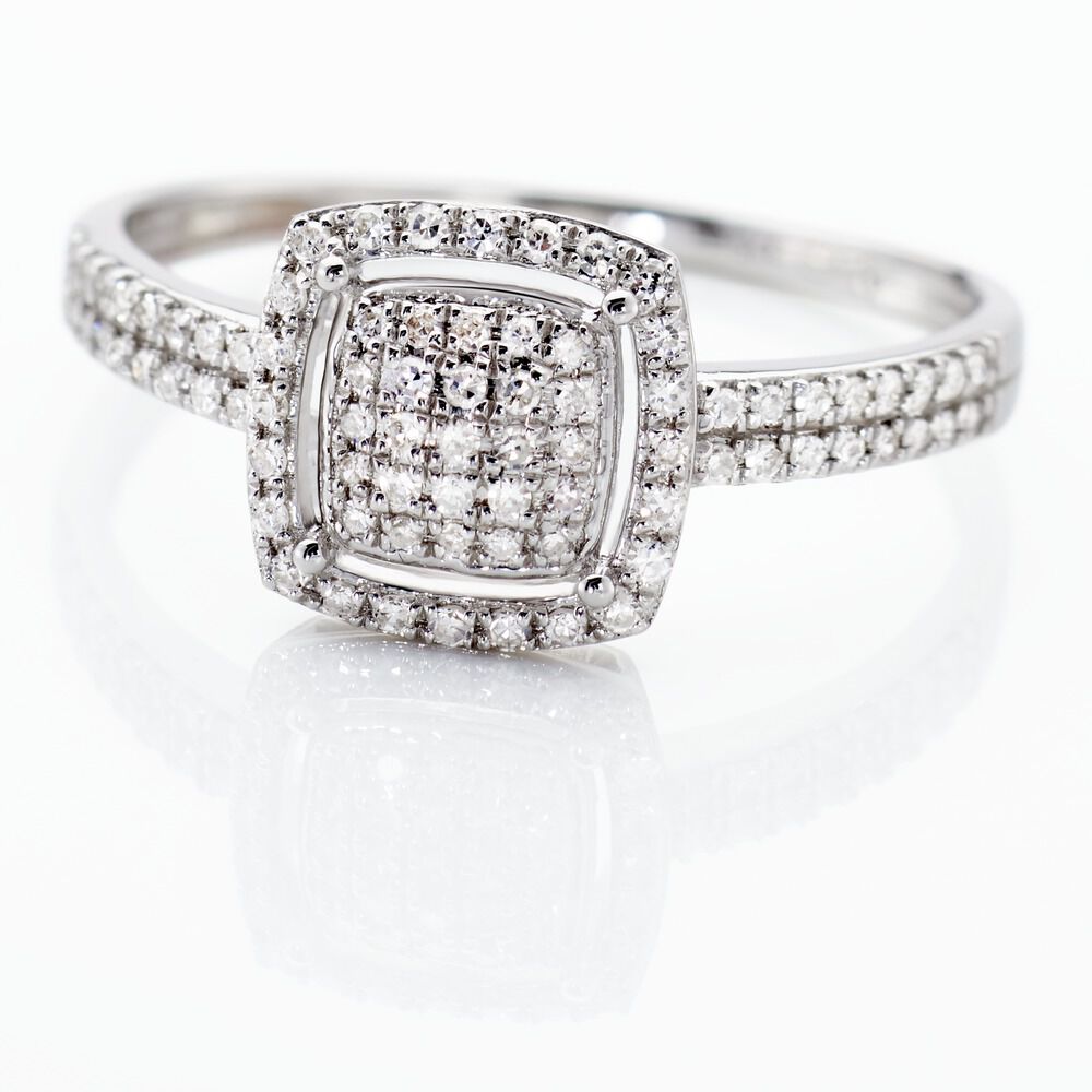 Bague Or Blanc Zuzana Diamants - Parures de mariage Femme | Marc Orian