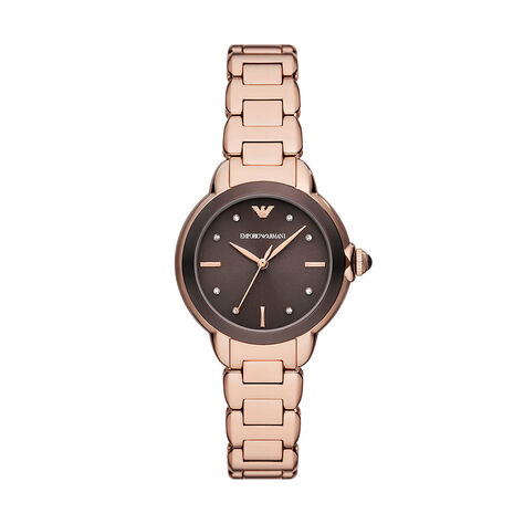 Montre Emporio Armani Marron - Montres Femme | Marc Orian