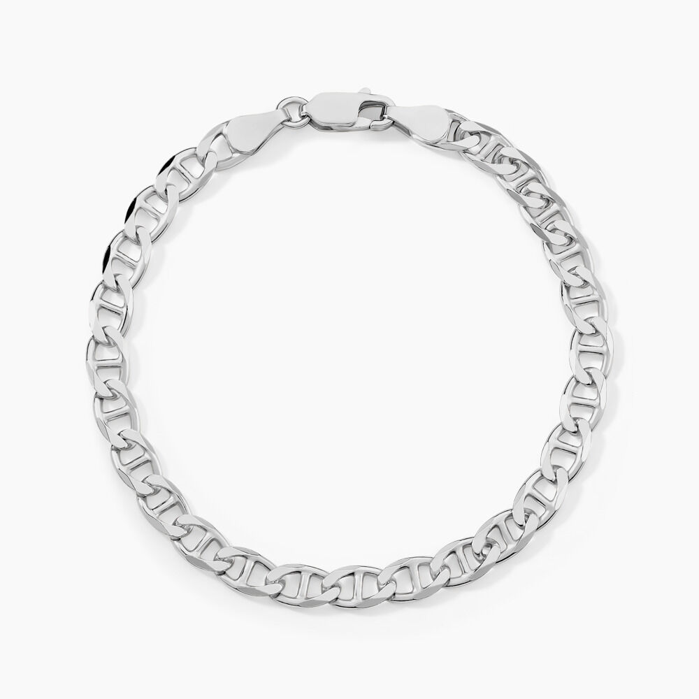 Bracelet Maille Argent Nazima - Bracelets mailles Homme | Marc Orian