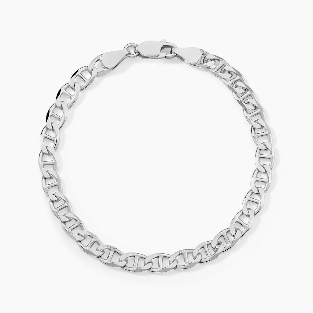 Bracelet Maille Argent Nazima - Bracelets mailles Homme | Marc Orian