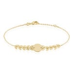 Bracelet Plaqu&eacute; Or Jaune Katio - Bracelets Medailles Femme | Marc Orian
