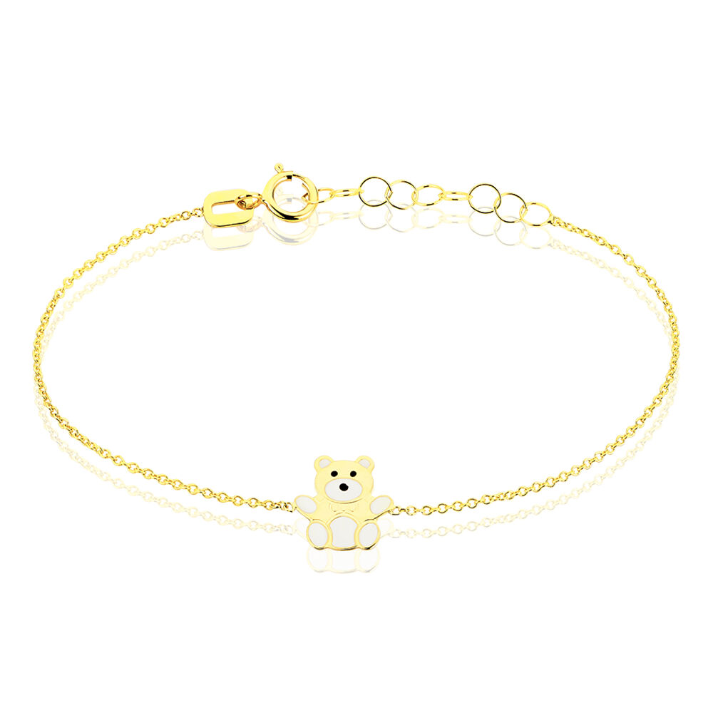 Bracelet Mae Ourson Or Jaune - Bracelets chaînes Enfant | Marc Orian