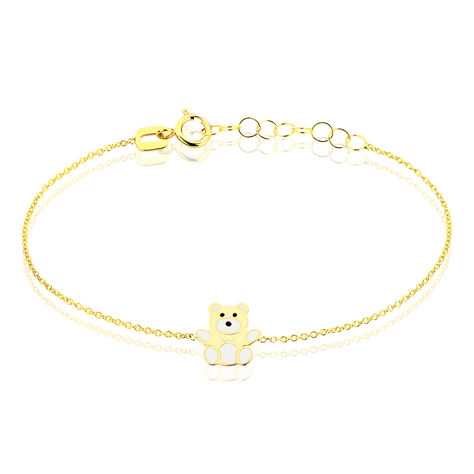 Bracelet Mae Ourson Or Jaune - Bracelets chaînes Enfant | Marc Orian