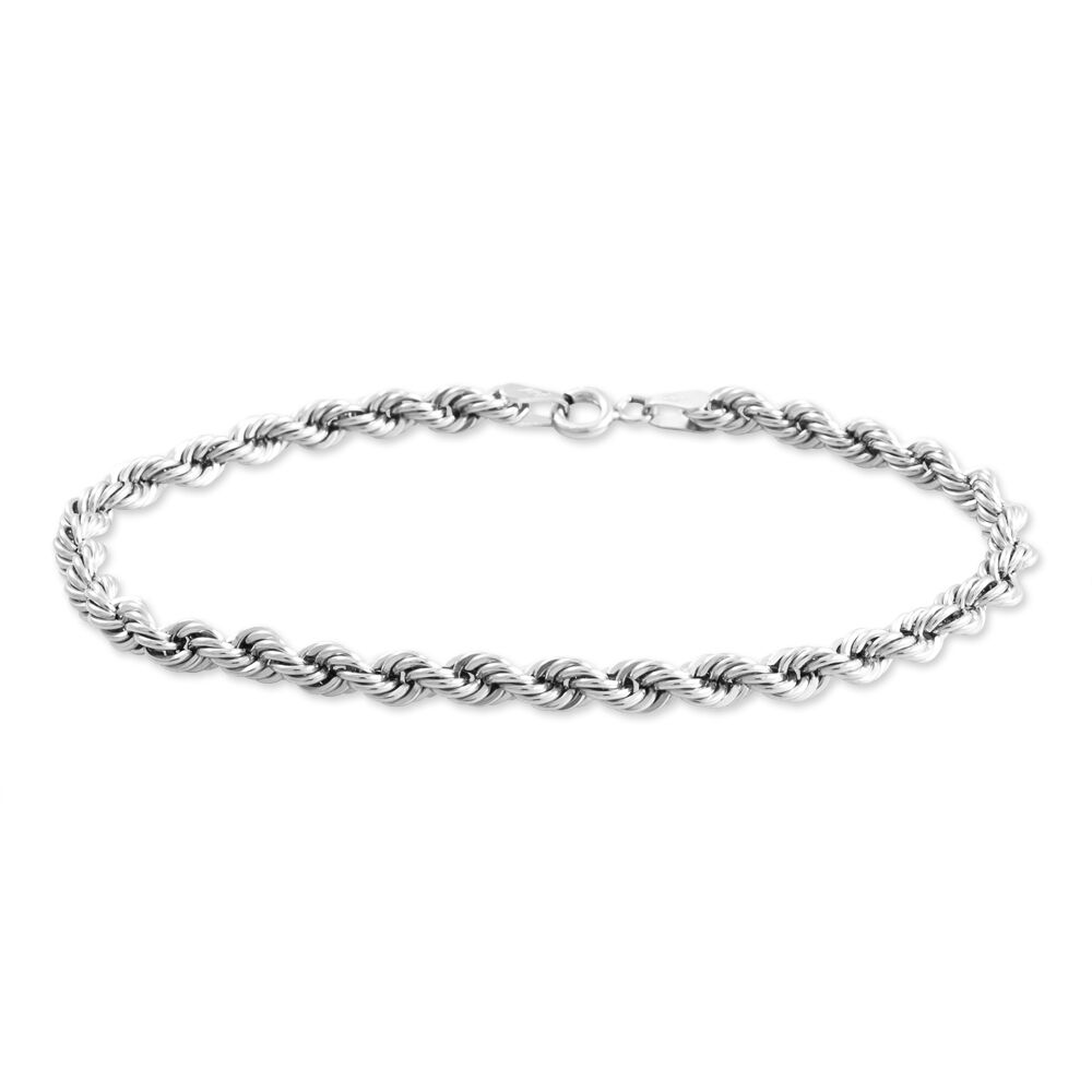 Bracelet Jerry Maille Corde Or Blanc - Bracelets mailles Femme | Marc Orian