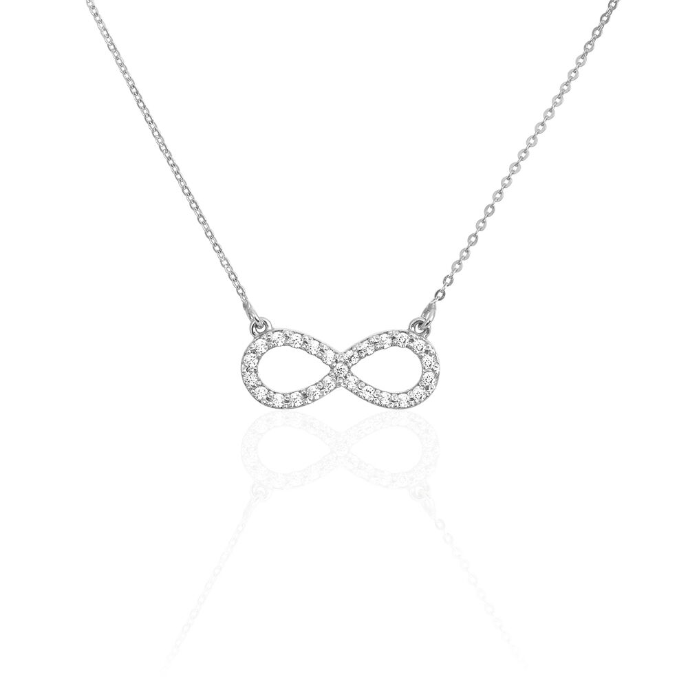 Collier Klothilda Or Blanc Oxyde De Zirconium - Colliers avec pierres Femme | Marc Orian