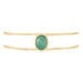 Bracelet Jonc Veina Plaqué Or Jaune Aventurine - Bracelets joncs Femme | Marc Orian