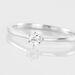 Bague Solitaire Athena Or Blanc Diamant - Solitaires Femme | Marc Orian