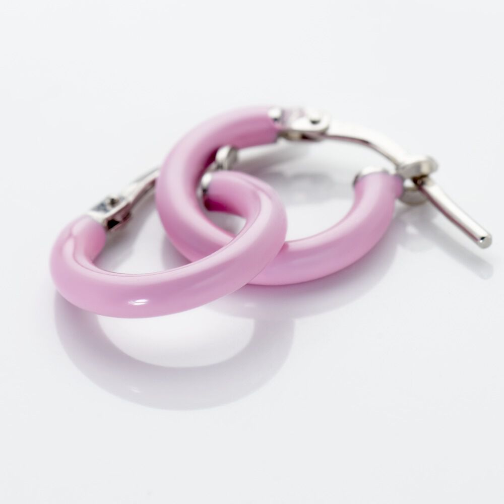 Cr&eacute;oles Argent Blanc Sadia - Cr&eacute;oles Femme | Marc Orian