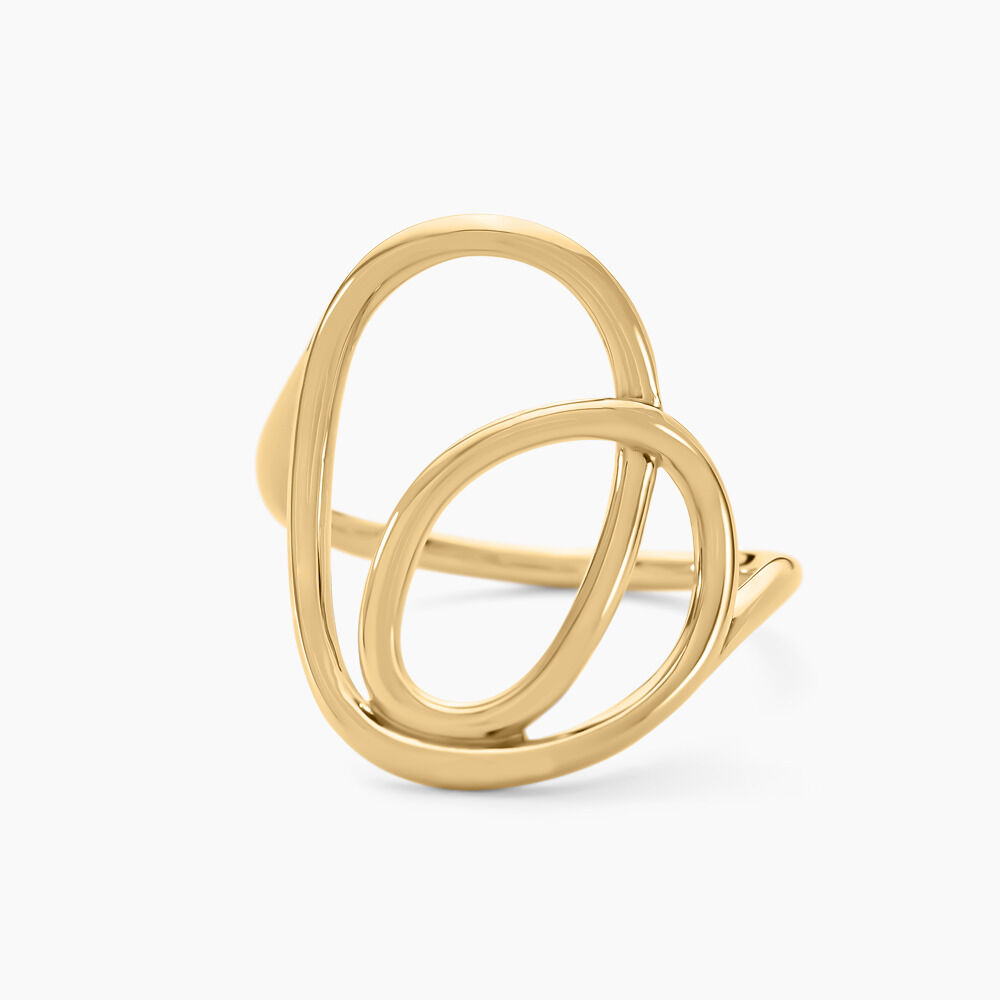 Bague Iza Plaque Or Jaune - Bijoux fantaisie Femme | Marc Orian