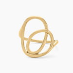 Bague Iza Plaque Or Jaune - Bijoux fantaisie Femme | Marc Orian