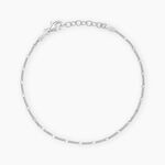 Bracelet Mindie Argent Blanc - Bracelets fantaisie Femme | Marc Orian