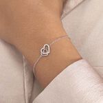Bracelet Donatiane Argent Blanc Oxyde De Zirconium - Bracelets fantaisie Femme | Marc Orian
