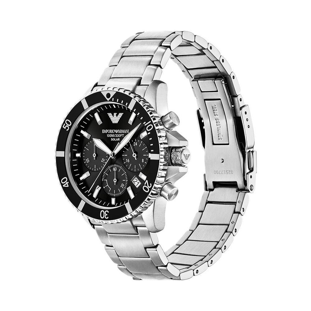 Montre Emporio Armani World Explorer Noir - Montres &eacute;tanches Homme | Marc Orian