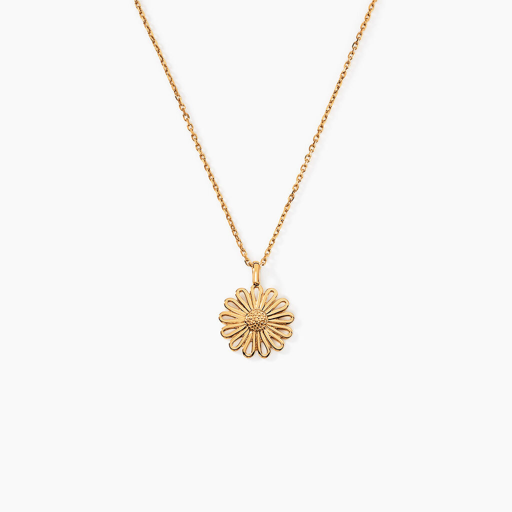 Collier Mahonia Plaqu&eacute; Or Dor&eacute; - Colliers ete Femme | Marc Orian