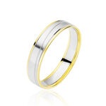 Alliance Juditha Ruban Plat Or Bicolore - Alliances duo Unisex | Marc Orian