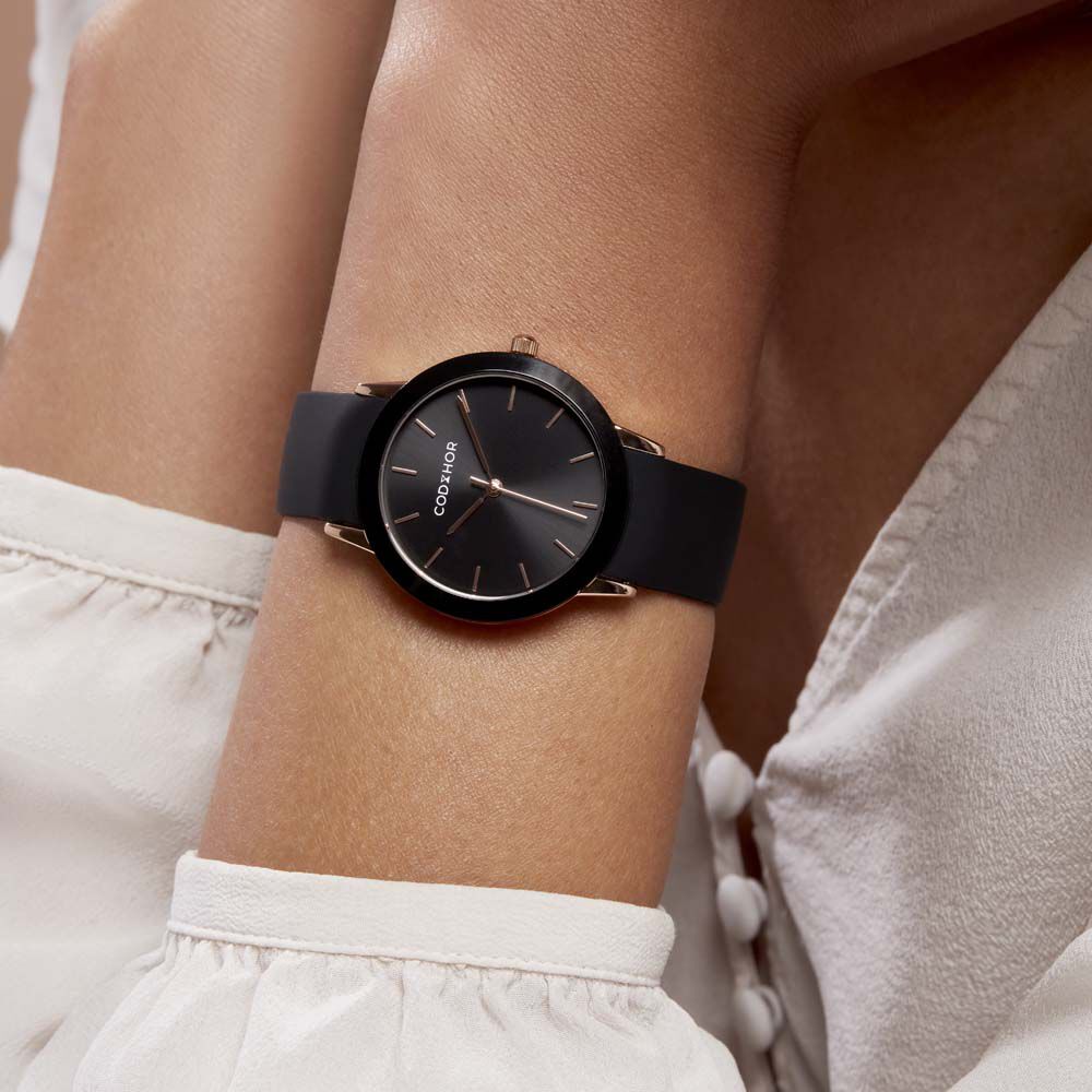 Montre Codhor Estelle Noir - Montres étanches Femme | Marc Orian