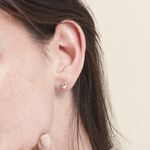 Boucles D'oreilles Puces Or Jaune Katherine Oxyde De Zirconium - Puces Femme | Marc Orian