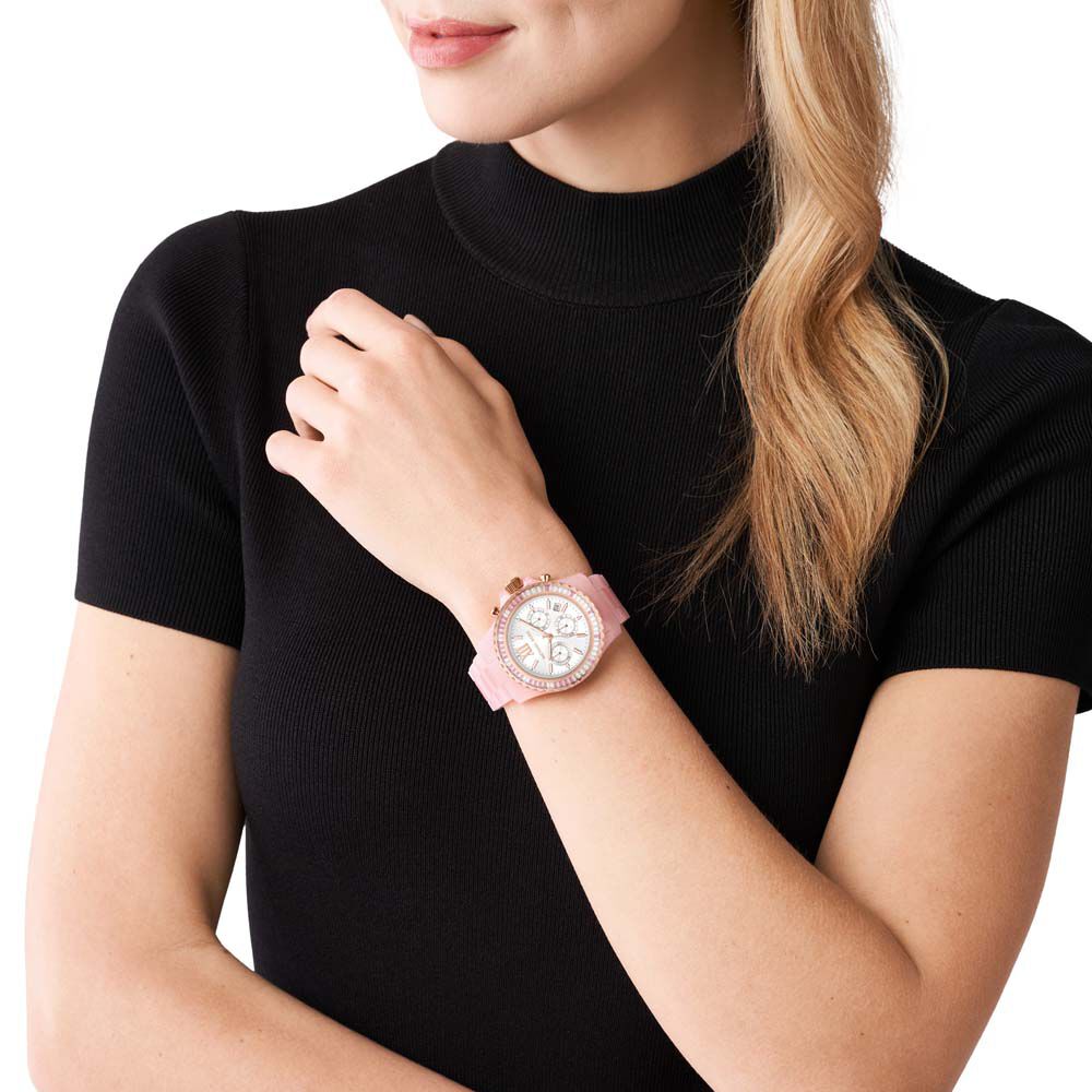 Montre michael kors blanche on sale