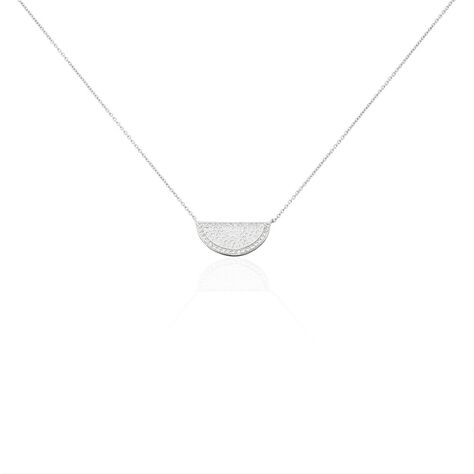 Collier Argent Brieuc Oxyde - Colliers avec pierres Femme | Marc Orian
