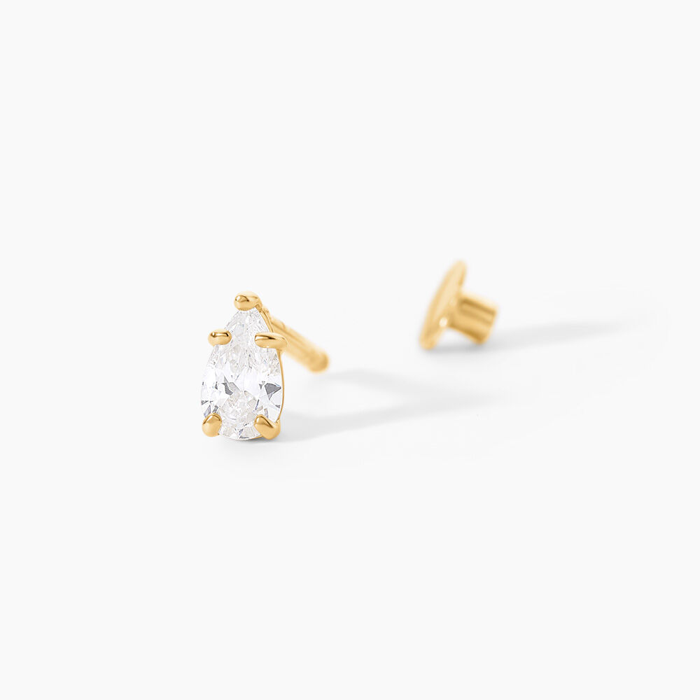 Piercing D'oreille Or Jaune Artemia Oxyde De Zirconium - Piercing Conch Femme | Marc Orian
