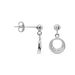 Boucles D'oreilles Pendantes Zita Argent Blanc Oxyde De Zirconium - Pendantes Femme | Marc Orian