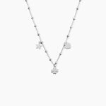 Collier Shyama Argent Blanc - Colliers ras du cou Femme | Marc Orian