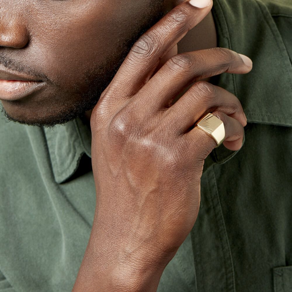 Chevaliere petit deals doigt homme