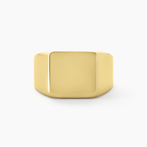 Chevalière Winebald Acier Jaune - Chevalières Homme | Marc Orian