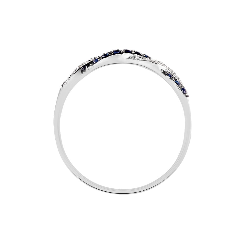 Bague Sofia Or Blanc Saphir Et Diamant - Bagues vintage Femme | Marc Orian