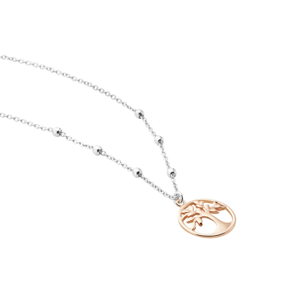 Collier Argent Bicolore Teodors - Colliers Femme | Marc Orian