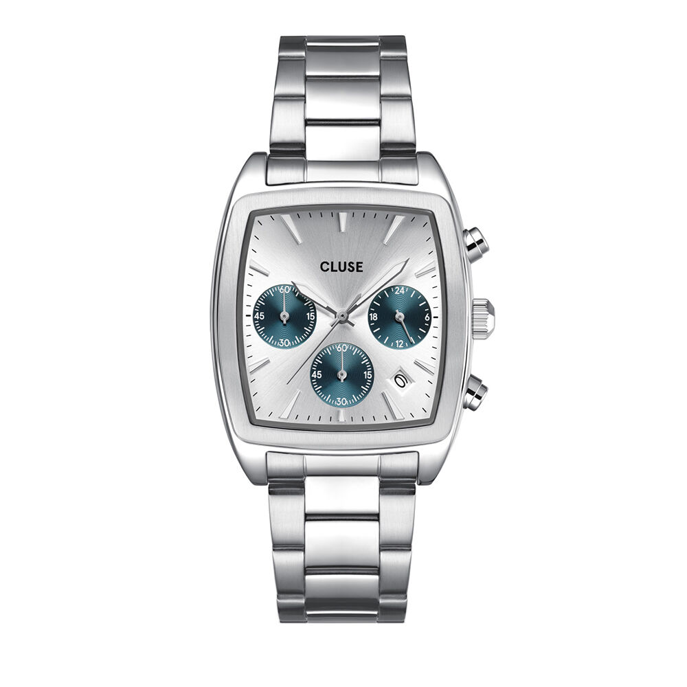 Montre Cluse Quartaut Chrono Argenté - Montres étanches Homme | Marc Orian